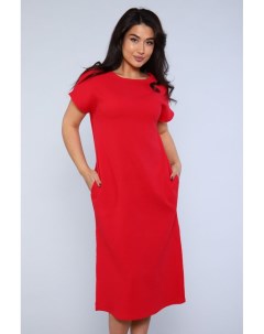 Платье муслиновое Анди красное Инсантрик