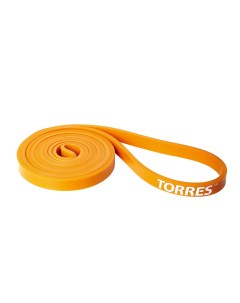 Эспандер латексная петля сопротивление 15 кг 208см шир 1 3 см AL0046 оранжевый Torres
