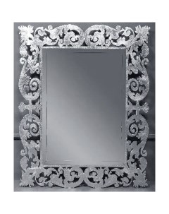 Зеркало Caprice 562 серебро с подсветкой Boheme