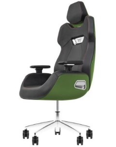 Кресло для геймеров Argent E700 Gaming чёрный зеленый Thermaltake
