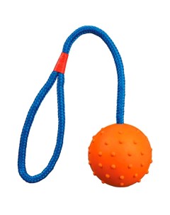 Игрушка Трикси для собак Мяч на веревке натуральный каучук Trixie