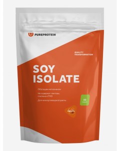 Соевый протеин для набора мышечной массы Изолят соевого белка для похудения 900 г Карамель Оранжевый Pureprotein
