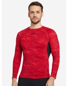 Лонгслив мужской Compression Longsleeve Shirt Красный Under armour