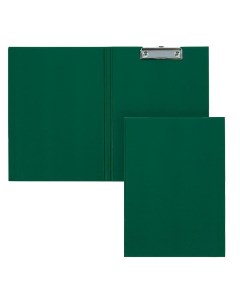 Папка планшет с зажимом а4 2 мм прочная картон бумвинил зеленая клипборд с крышкой Calligrata