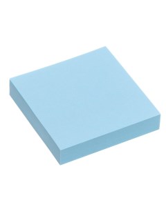 Блок с липким краем 51 мм х 51 мм 100 листов пастель голубой Calligrata