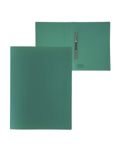 Папка с пружинным скоросшивателем а4 500 мкм корешок 15 мм до 100 листов зеленая Calligrata