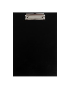Планшет с зажимом а4 2 мм прочный картон бумвинил черный клипборд Calligrata