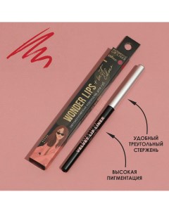 Автоматический карандаш для губ wonder lips оттенок 301 lady boss Beauty fox