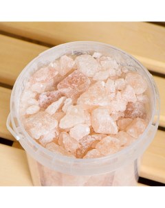 Соль гималайская розовая колотая ведро 1 1 5 кг Добропаровъ