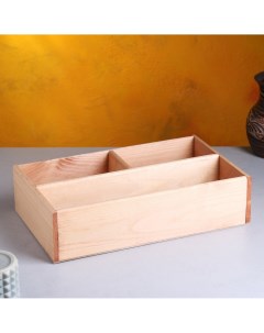 Ящик деревянный 20 5 34 5 10 см подарочный комодик Дарим красиво
