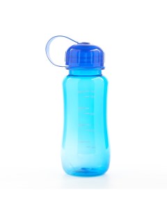 Бутылка для воды 550 мл 19 х 7 см синий Nobrand