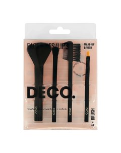 Набор мини кистей для макияжа Deco