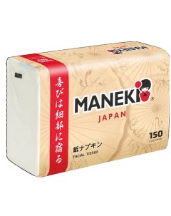 Салфетки бумажные KABI 2 слоя 150 Maneki