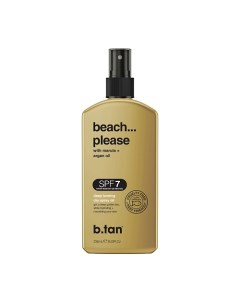 Сухое масло спрей для загара beach please deep tanning dry spray oil 236 B. tan