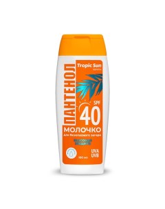 Пантенол Молочко для безопасного загара SPF 40 100 Krassa