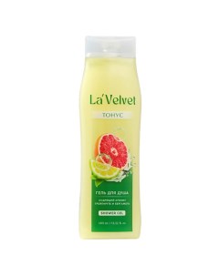 Гель для душа La Velvet Тонус бодрящий аромат грейпфрута и бергамота 400 Beauty fox