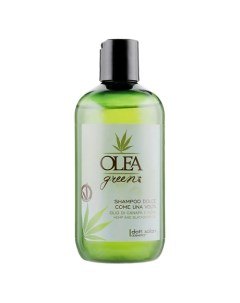 OLEA GREEN Шампунь с маслами конопли и ежевики VeganOK 1000 Dott. solari cosmetics