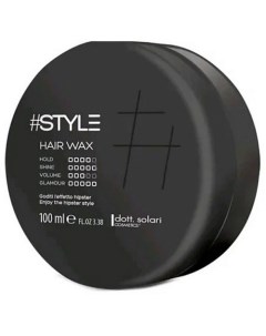 Воск для волос сильной фиксации STYLE 100 Dott. solari cosmetics