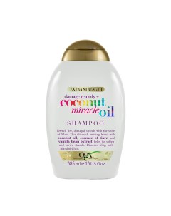 Шампунь восстанавливающий для волос с кокосовым маслом Extra Strength Damage Remedy Coconut Miracle  Ogx