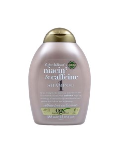 Шампунь против выпадения волос с ниацином и кофеином Fight Fallout Niacin Caffeine Shampoo 385 мл Ogx