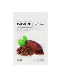 Маска для лица с экстрактом какао бобов восстанавливающая и разглаживающая 25 мл Tenzero