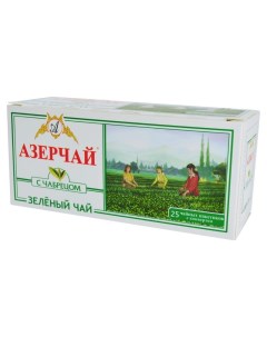 Чай зеленый с чабрецом 25 пак 416022 Азерчай
