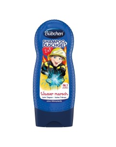 Шампунь Shampoo и Гель для Душа Детский Храбрый Пожарный 230 мл Bubchen