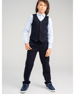 Комплект трикотажный для мальчика жилет и брюки School by playtoday