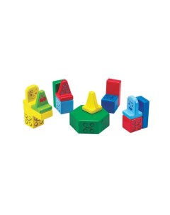 Развивающая игрушка Набор кубиков Block 31 шт и Игровой коврик People