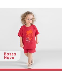 Костюм для девочки футболка и шорты 036Л23 161 Bossa nova