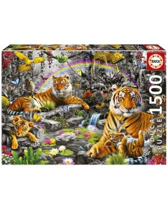 Пазл Тигры в джунглях 1500 деталей Educa