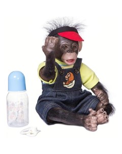 Кукла мягконабивная реборн обезьяна Томас 37 см Sharktoys