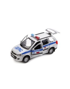Машина металлическая Lada Kalina Cross Полиция 12 см Технопарк