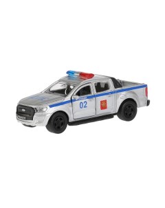 Машина металлическая Ford Ranger пикап Полиция 12 см Технопарк