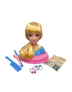 Кукла манекен для создания причёсок с аксессуарами блондинка Sharktoys