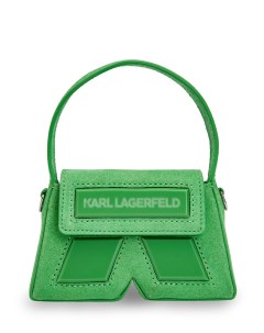 Миниатюрная сумка K Essential Nano Bag из замши Karl lagerfeld