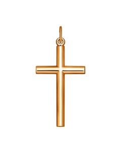 Лаконичный крест из золота Sokolov