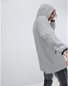 Белая oversize ветровка PLGN CW5102 Adidas originals