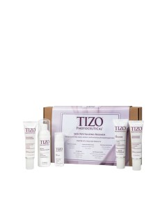 Набор миниатюр для восстановления кожи лица Skin Revitalizing Regimen Kit Tizo
