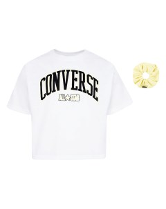 Подростковая футболка Подростковая футболка Boxy Scrunc Tee Converse