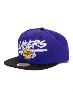 Кепка Кепка Los Angeles Lakers Transcript Snapback Mitchell and ness