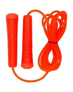 Скакалка Neon шнур 3 м в пакете оранжевая Fortius