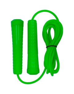 Скакалка Neon шнур 3 м в пакете зеленая Fortius
