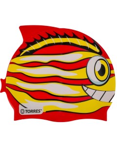 Шапочка для плавания детская Junior силикон SW 12206RD красный Torres