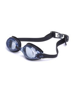 Очки для плавания силикон M507 черный синий Atemi
