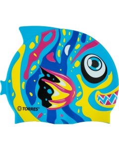 Шапочка для плавания детская Junior силикон SW 12206AF голубой Torres