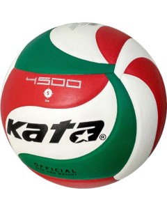 Мяч волейбольный C33281 р 5 бело зелено красный Kata