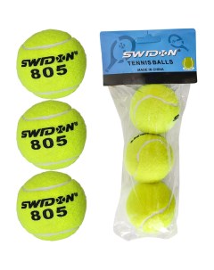 Мячи для большого тенниса Swidon 805 3 штуки в пакете E29375 Nobrand