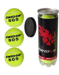 Мячи для большого тенниса Swidon 805 3 штуки в тубе E29378 Nobrand