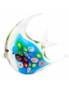 Фигурка Цветная рыбка 15 5x14 5 см Art glass